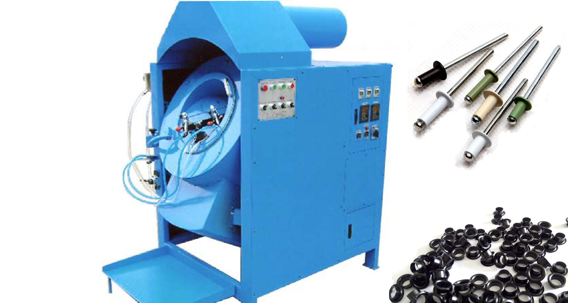 Automatic Spray Painting Machine for Rivet, Eyelets and Other Hardware
