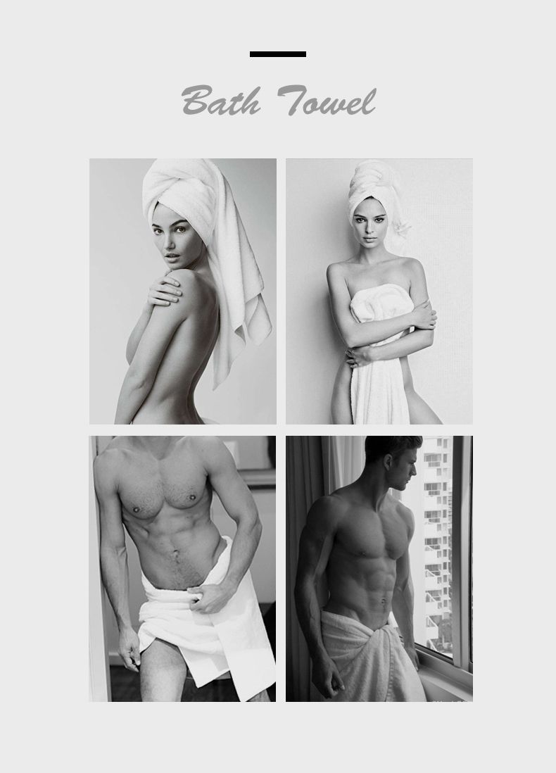 Comfort Hotel Luxury Jacquard White Bath Towel Set 100% Cotton Large Beach Towel for OEM