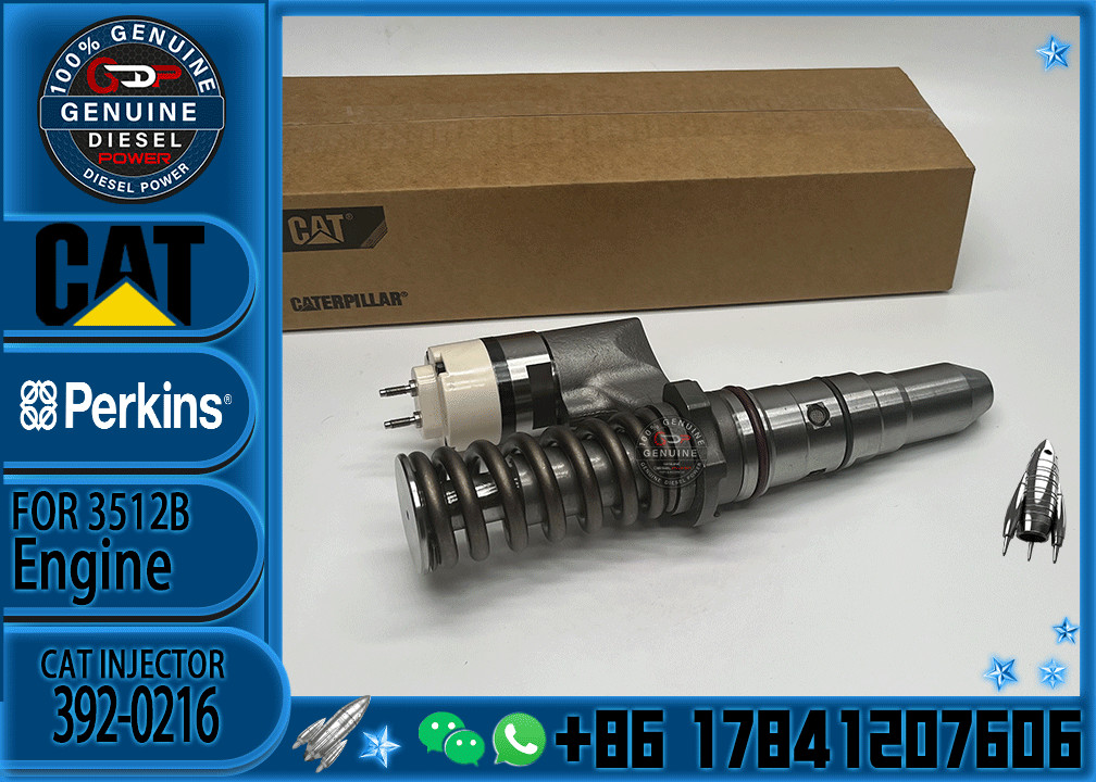 Cat Excavator 3512B/3512C/3516C engine spare parts fuel system oem common rail fuel injector 392-0216 / 20R-1277