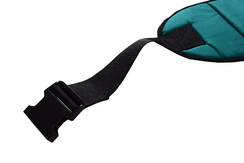 Green Breathable Mesh Wheelchair Seatbelts Wrapped Herringbone Cotton