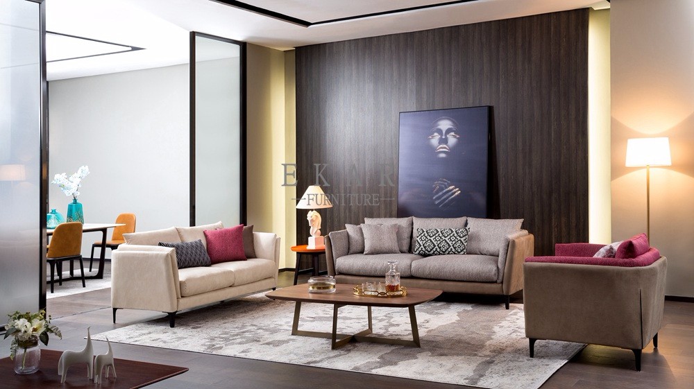 4 Seater Latest Living Room Design Modern Sofa Set