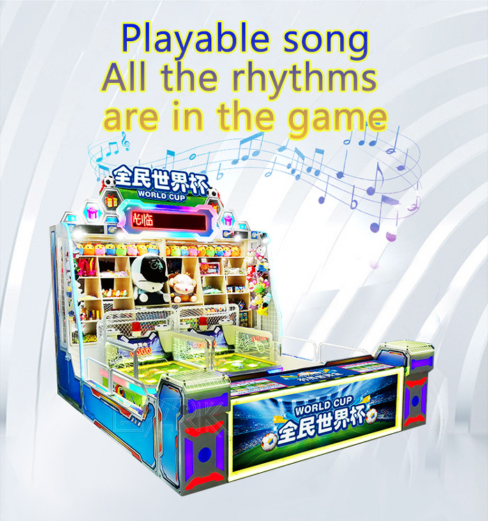 Ball Throwing Win Prize Carnival Soccer Booth Game Machine