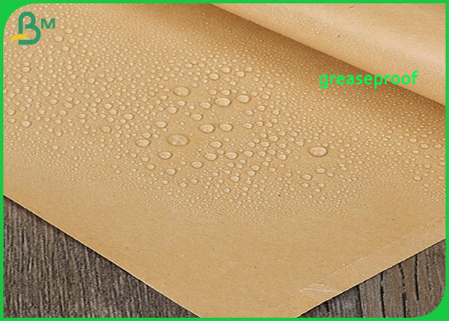 FDA Polythene 1 Side Coated Kraft 140g PE Paper For Fast Food Wrapping 