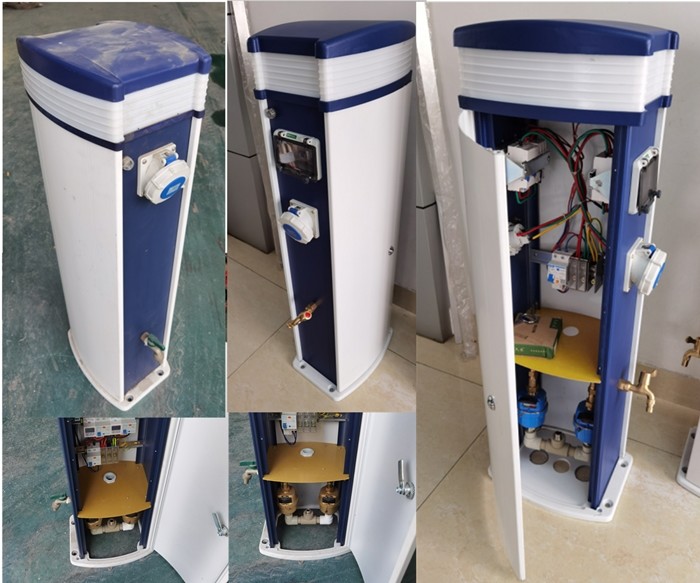 Boat Yacht SS304 Deck Platform Dock Water Pedestal IP56