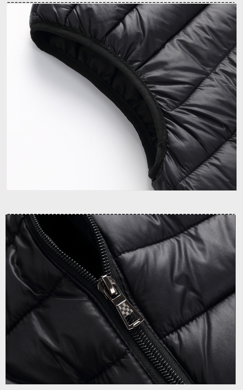 2022 Custom Lightweight Waistcoat Warm Bubble Utility Sleeveless Vest Mens Waistcoat Vest Gilet For Men