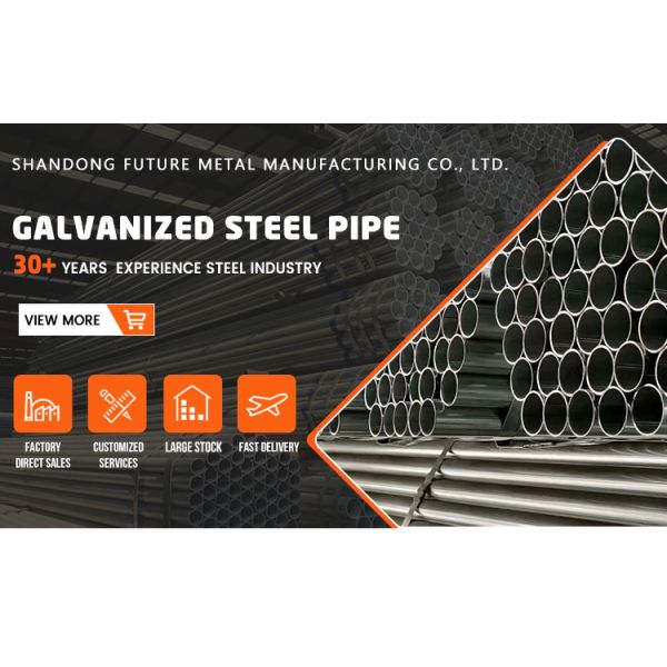 Galvanized Steel Pipe Steel Tube 0.21mm-0.50mm Thickness For Prefab House