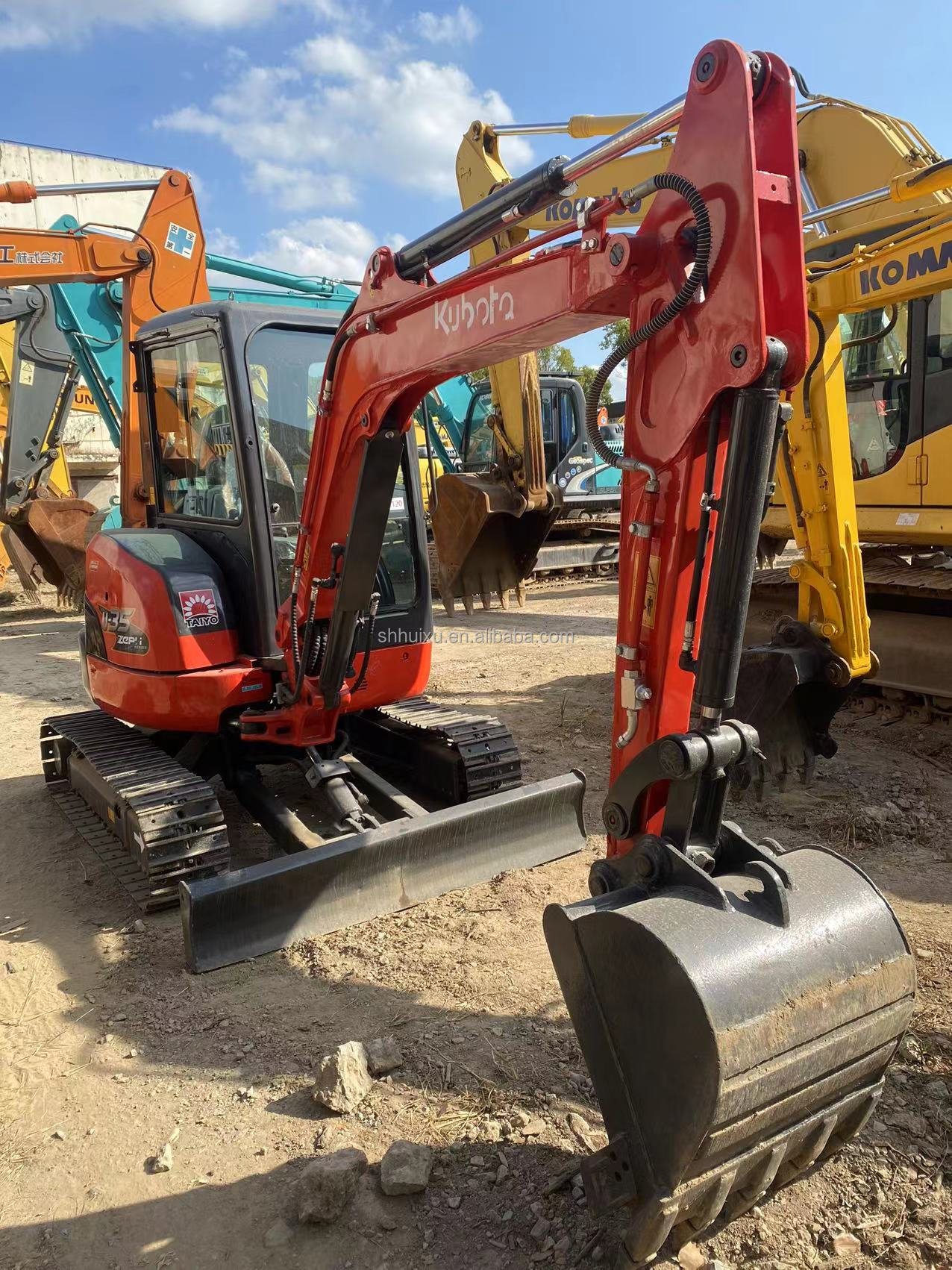 mini crawler excavator Kubota u35/high working condition. second hand Kubota u35 on sale
