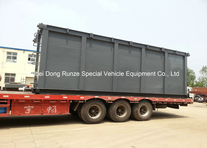 Skid Mounted 70000L Acid Storage Tank Steel Lined PE For Oilfield Storage