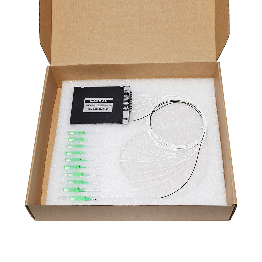 16 Channel 100G DWDM MUX DEMUX 900um Passive Optical Module For 5G