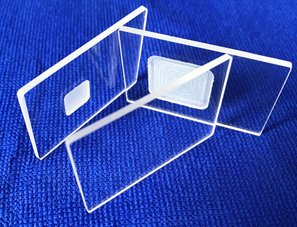 Perforated Slotted Quartz Glass, Quartz Plate Shaped Channel Frame