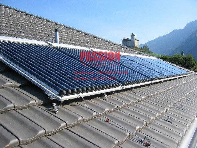 25tubes Heat Pipe Solar Collector 250L High Pressure Solar Water Heater
