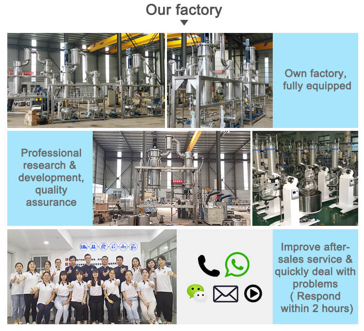 CBD Industry Wiped Film Evaporator Equipment