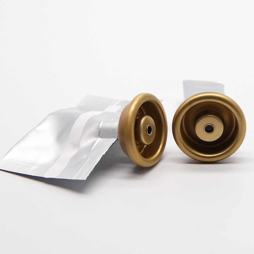 100mm Height Female Bag On Valve Products For Cosmetic Tin Cans