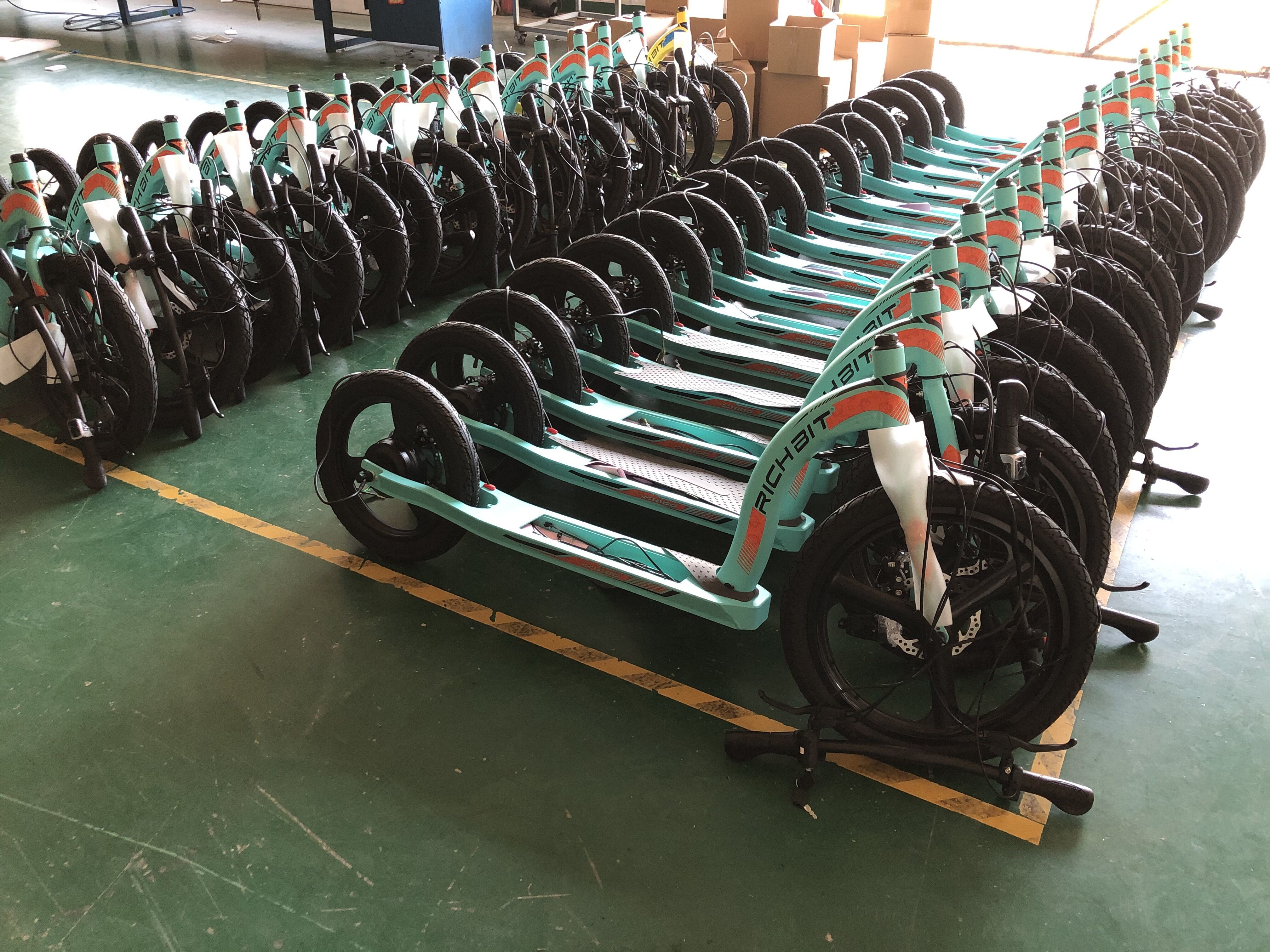 36-48V Electric Scooter Cycle With Removable Battery 30km/H