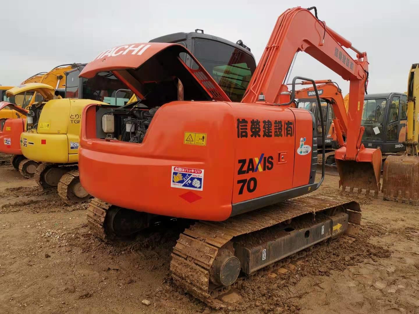 Environment Protection 7T ZX70 Used Hitachi Excavator