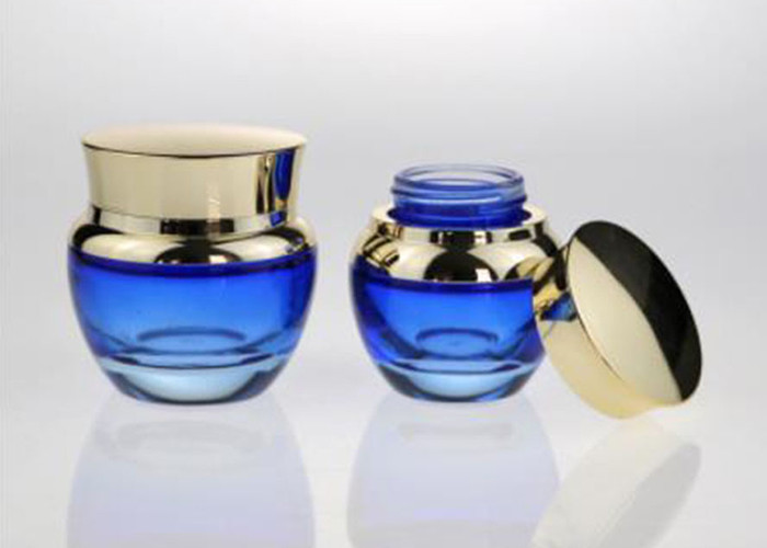 Gradient Cglass Makeup Bottles , Refillable Glass Bottle Eco Friendly Materials