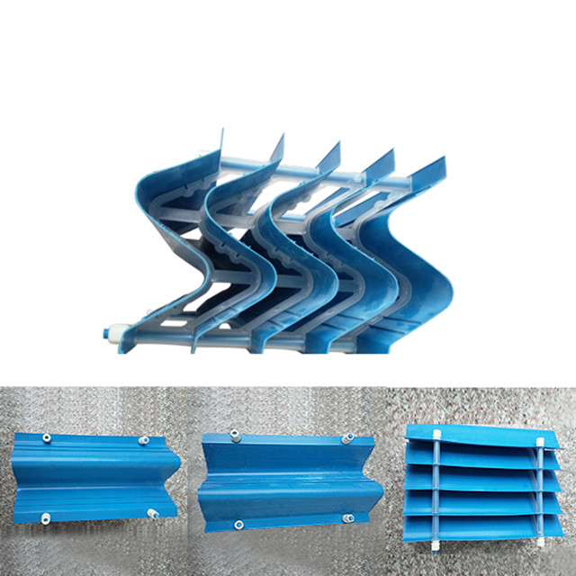 S Shaped PVC Drift Eliminator Blade Type Cooling Tower Drift Eliminator
