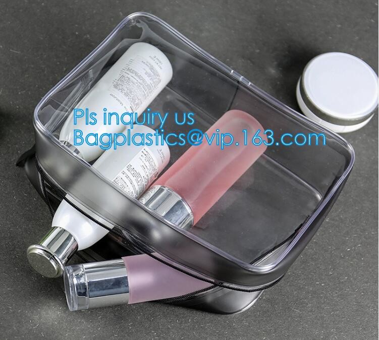 Cosmetic Bag Make up Organizer Bag Waterproof PVC Makeup Bag, travel clear pvc makeup bag cosmetic bag, vacation beach p