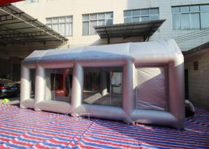 Buy cheap Automobile Oxford Cloth Silver Inflatable Spray Booth With Removable Flooring product