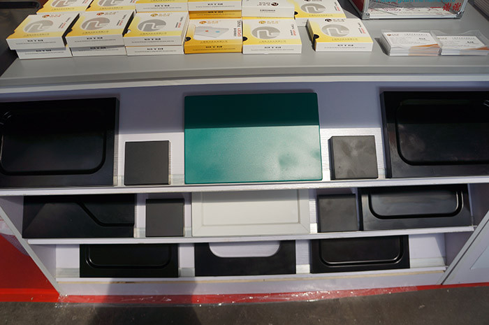 Ice blue epoxy undermount sink customized chemical and heat resistance, inflammable