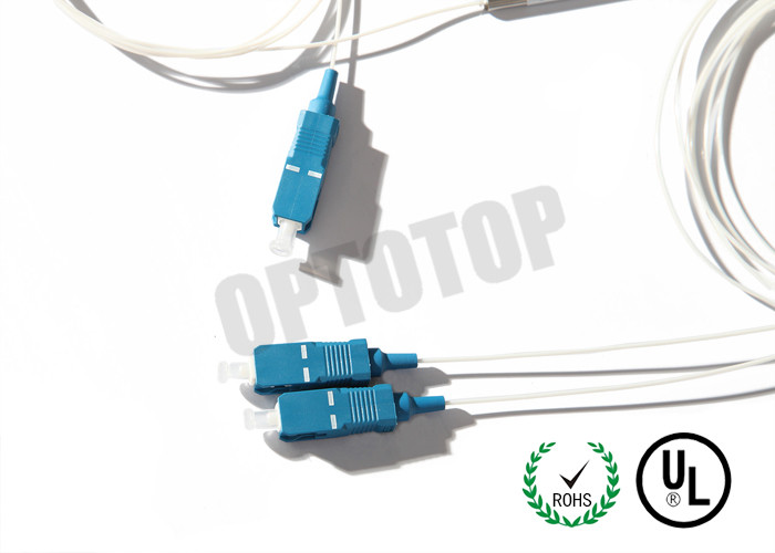 1310 nm Multimode Fiber Coupler OM 2 / 1 x 2 Port Fiber Optic Coupling 0.5 m