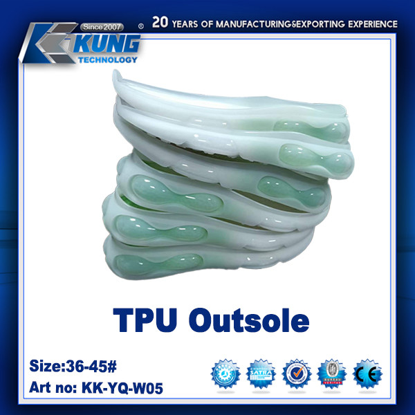 Slip Resistant EVA Outer Sole TPU Rubber Material For Sneaker