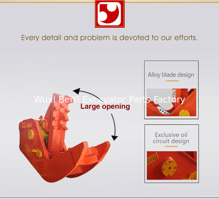 BEIYI BYHC200 hydraulic demolition crusher hydraulic pulverizer for building secondary demolition