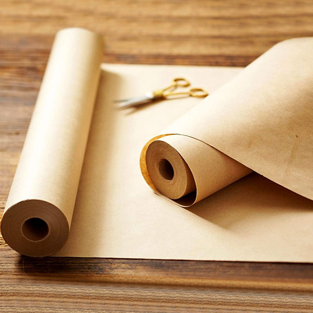Uncoated Brown Jumbo Small 80g Kraft Parcel Wrap Eco Wrapping