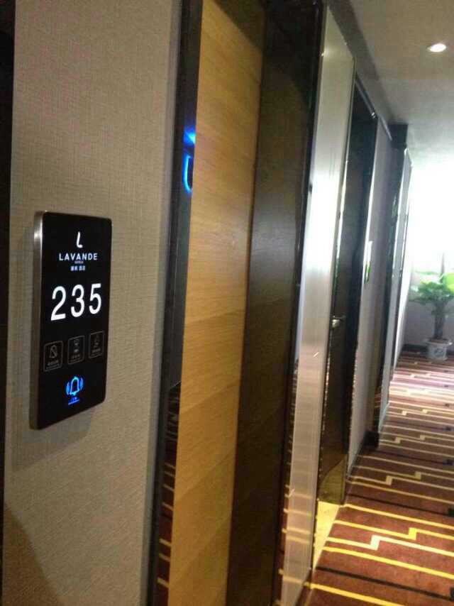 High Resolution Hotel Room Number Plate 220V Hotel Doorplate Switch
