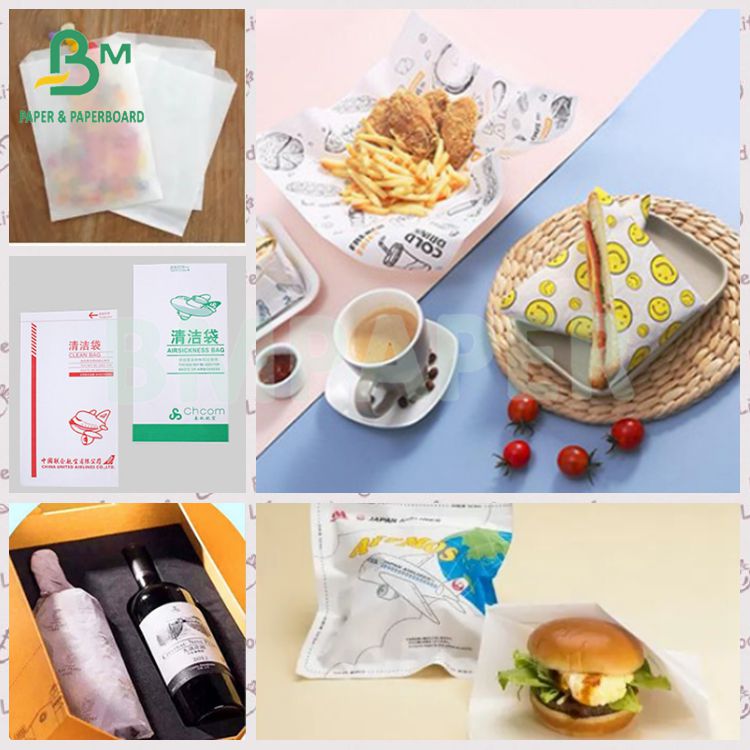 Uncoated Excellent Printing Performance 45 60 GSM MG Food Paper