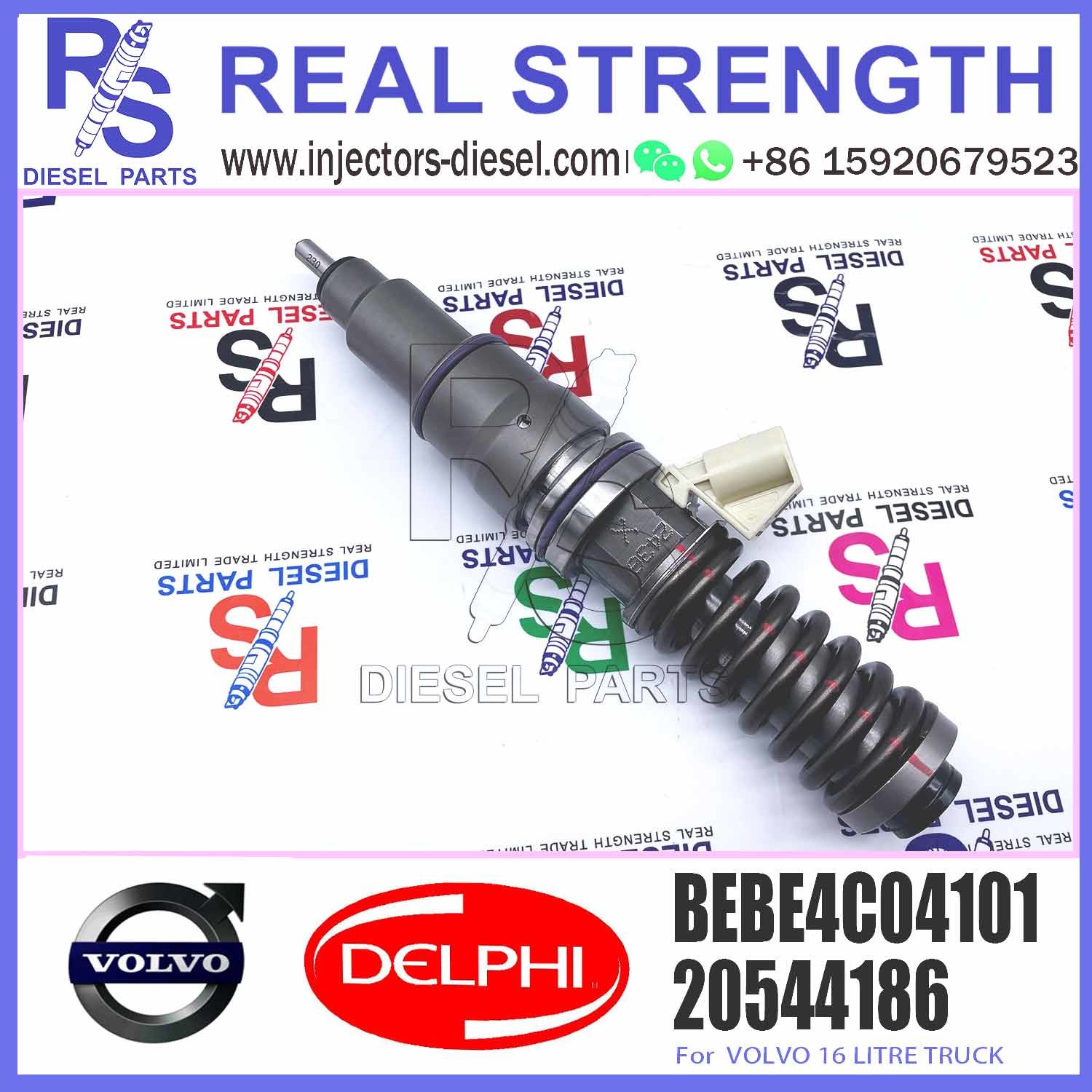 High Performance Diesel Fuel Injector 21098634 Fuel Injection Nozzle BEBE4C04001 BEBE4C04101 With 10 MM BORE L220PBC