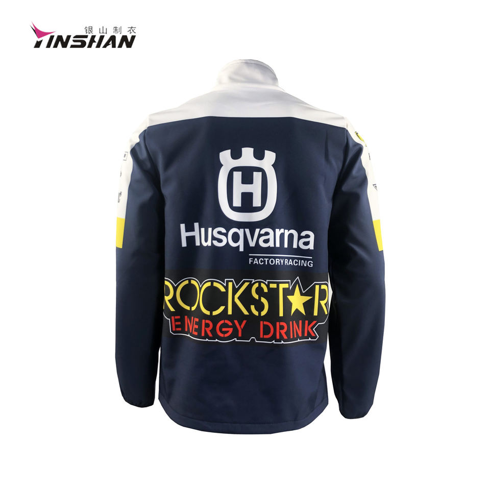 Sportswear Sublimated Softshell Racing Jackets for MotoCross Team Name MotoCross