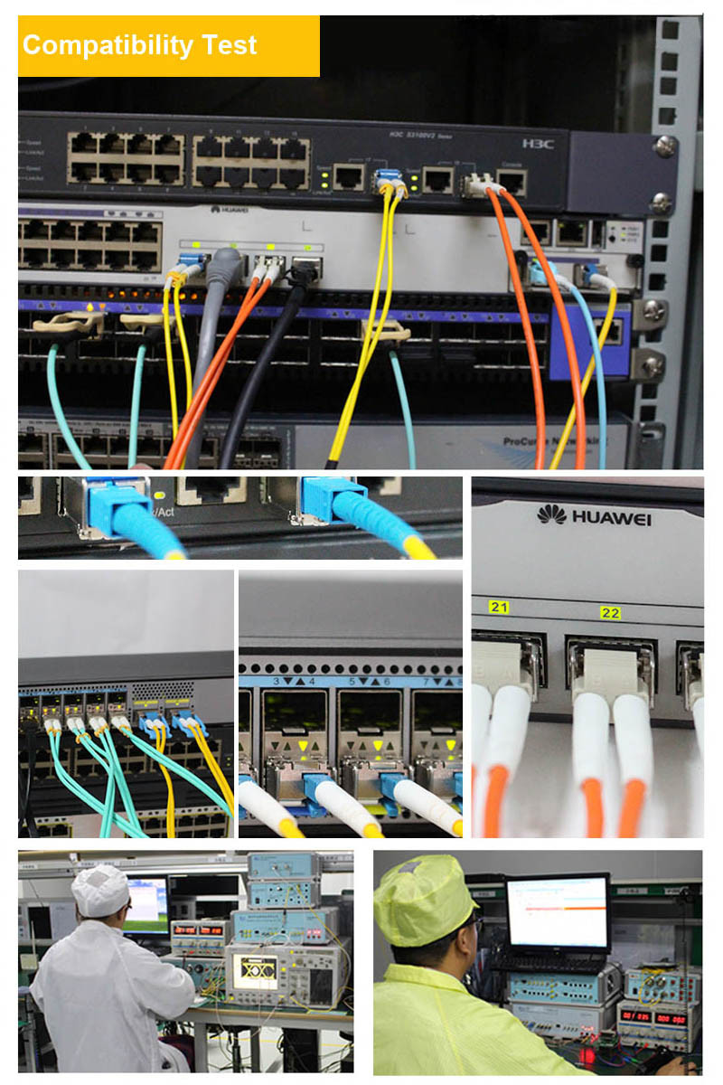 10g 80km SFP+ Transceiver Module Internal Calibration Simplex LC
