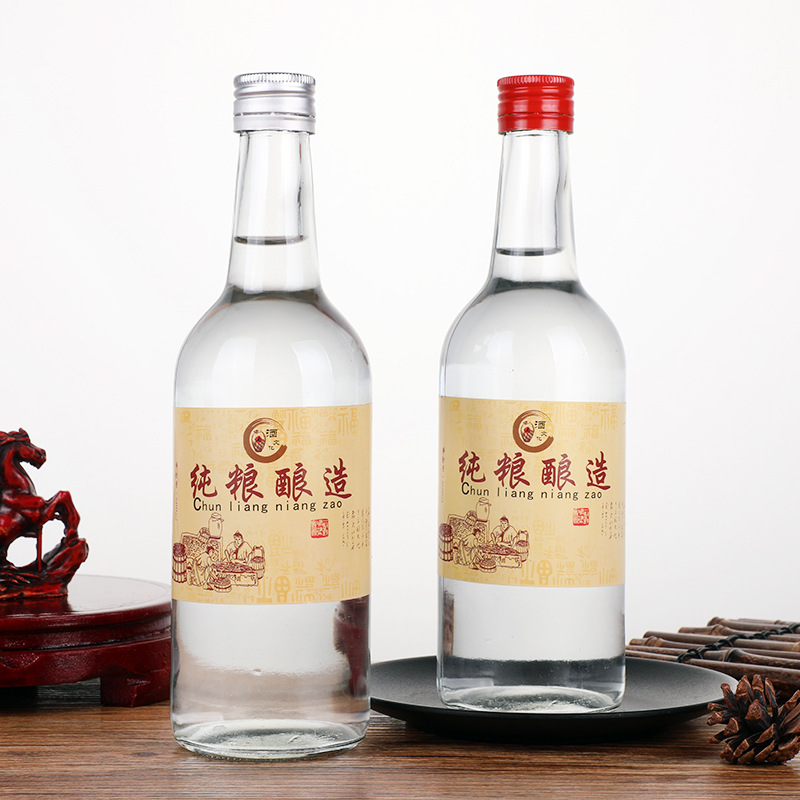 Automatic 4-Head Filling Locking Capping Labeling Machine for Glass Bottle Wine/Liquor