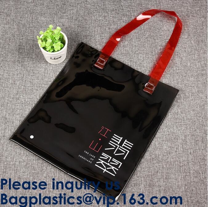 Promotional Pvc Shopping Bag Laser Tote Bag Handbag Waterproof Shopping Bag Glossy PVC Leather Bag PVC Woman Shopping Ba