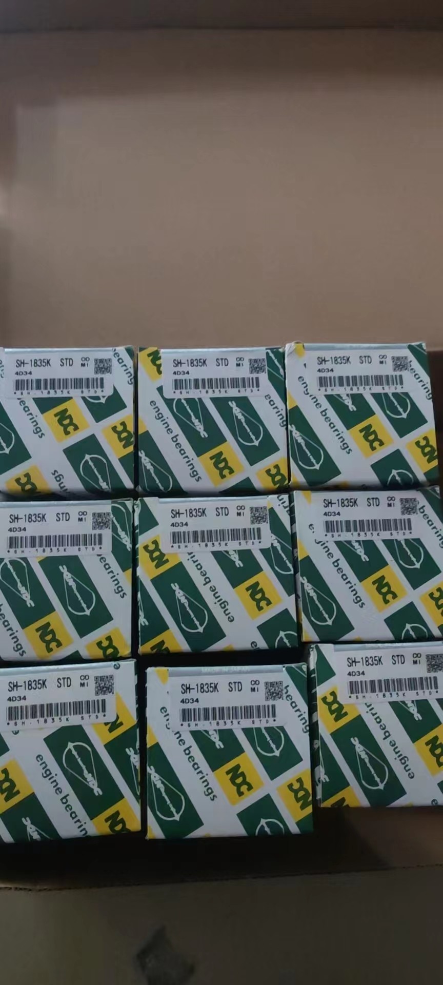 8DC9 Diesel Engine Main Bearing 31209-70020 ME093879 M1-1147 Con.rod Bearing CB-1804GP