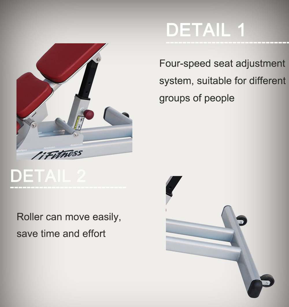 Gym / Home Use Multi Adjustable Bench For Weight Lifting Machine