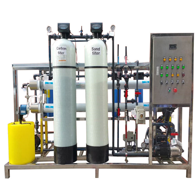 Solar Powered Containerized Water Treatment Systems RO Purifier 2500L/Hour