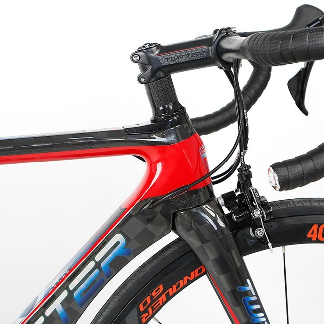 700C Road Bike Carbon Fiber Frame SRAM RIVAL 22 Speed Aero Racing Design