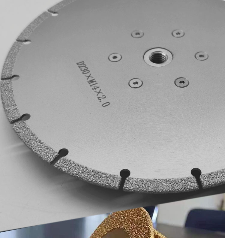 Good Sharpness Diamond Cutting Disc for Stone Cutting Segmented Vacuum Diamond Saw Blade