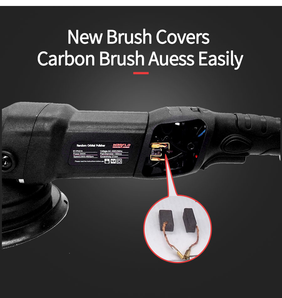 AC 220V Sponge Pad Automotive Buffer Polisher For Car Detailing