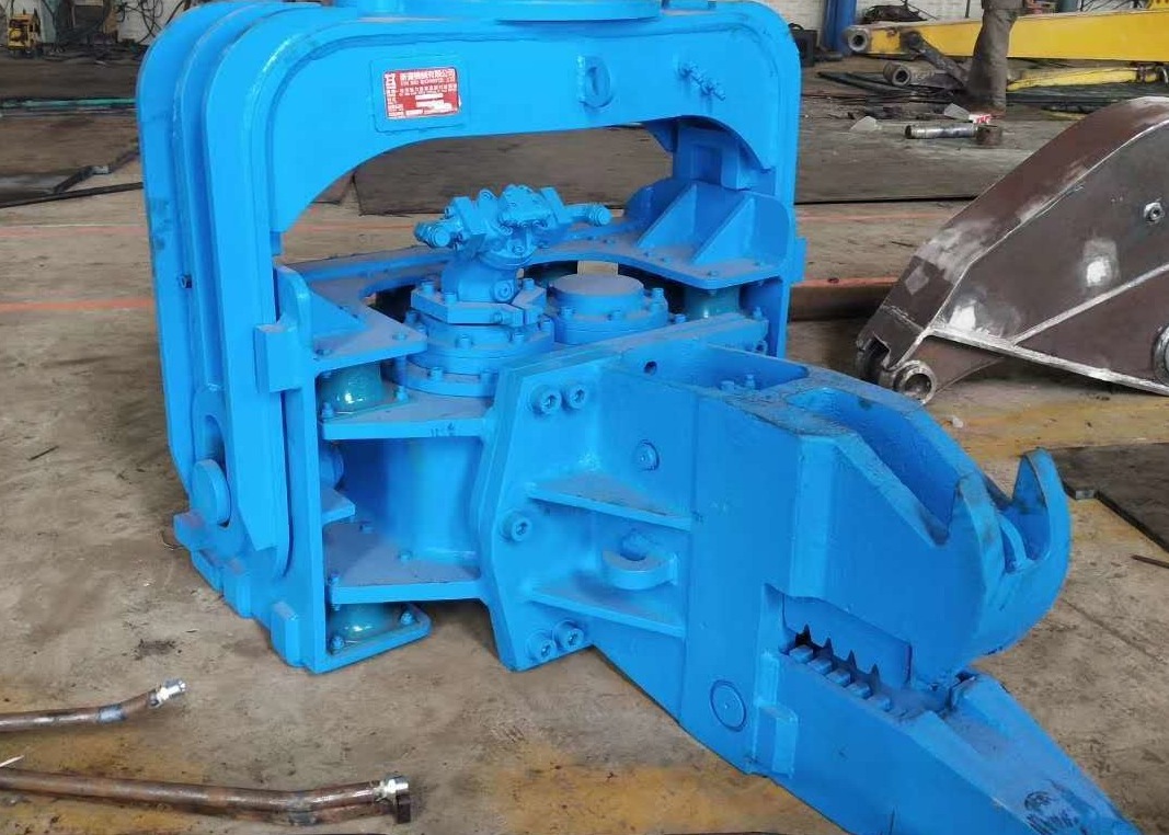 Hydraulic Pile Hammer Equipment Q355b Excavator Mounted Pile Hammer For PC336 PC360