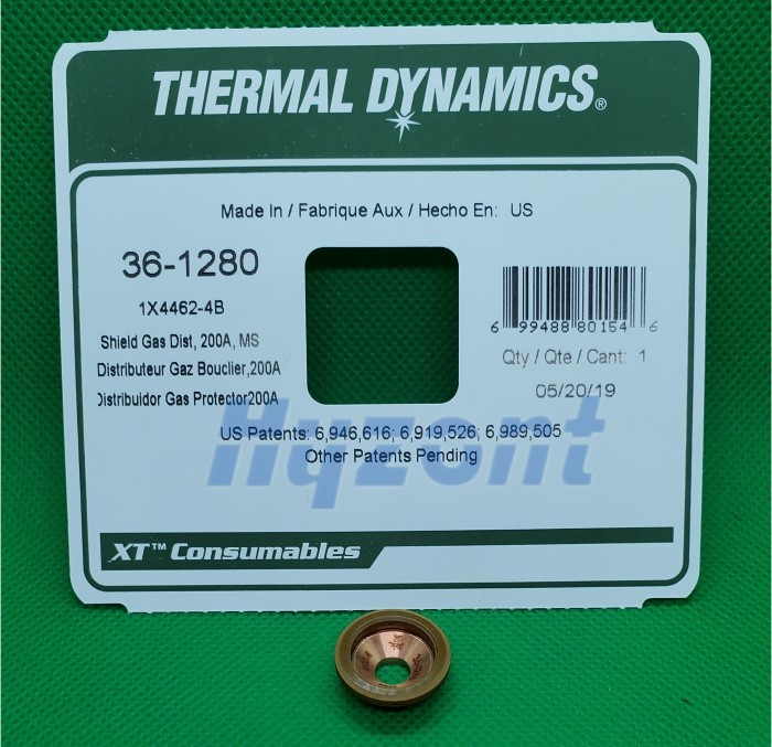 XT301 plasma cutter 36-1280 Shield Gas Thermal Dynamics Parts