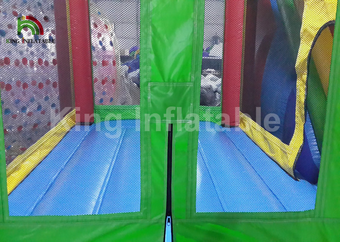 0.55mm PVC Tarpualin 4 In 1 Combo Inflatable Jumping Bouncer With Slide For Kids