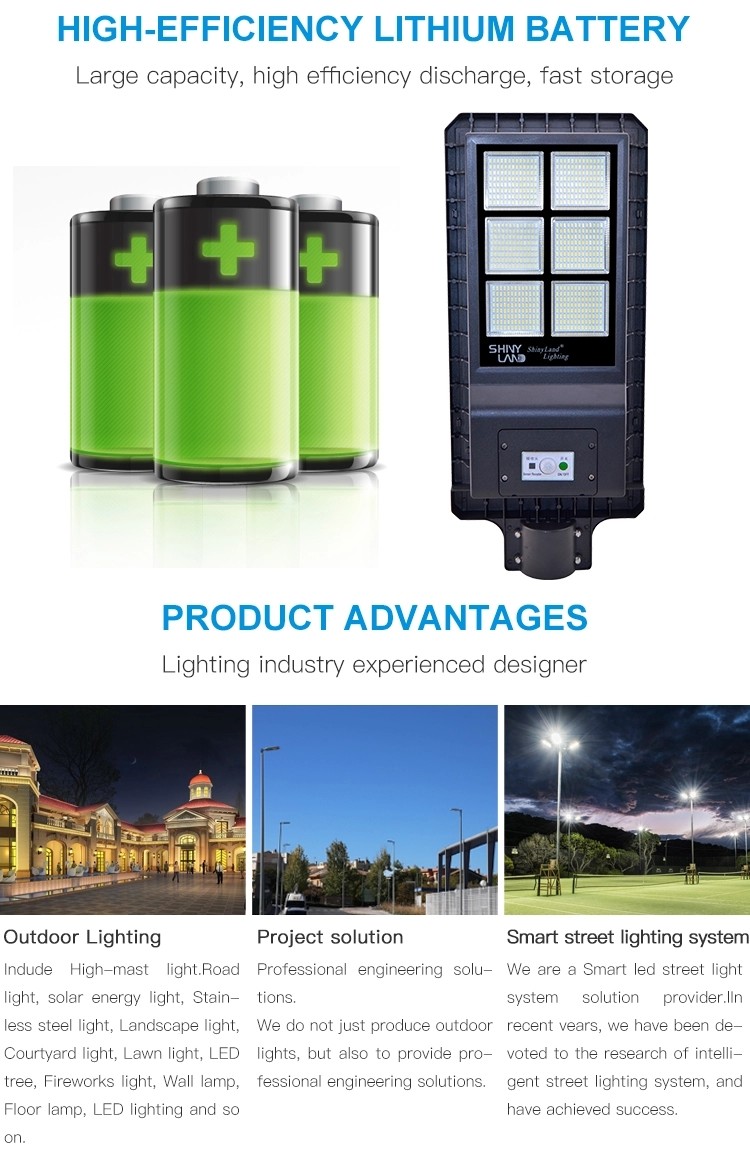 Waterproof 30w All In One Solar Street Light With Intelligent Remote Control Function