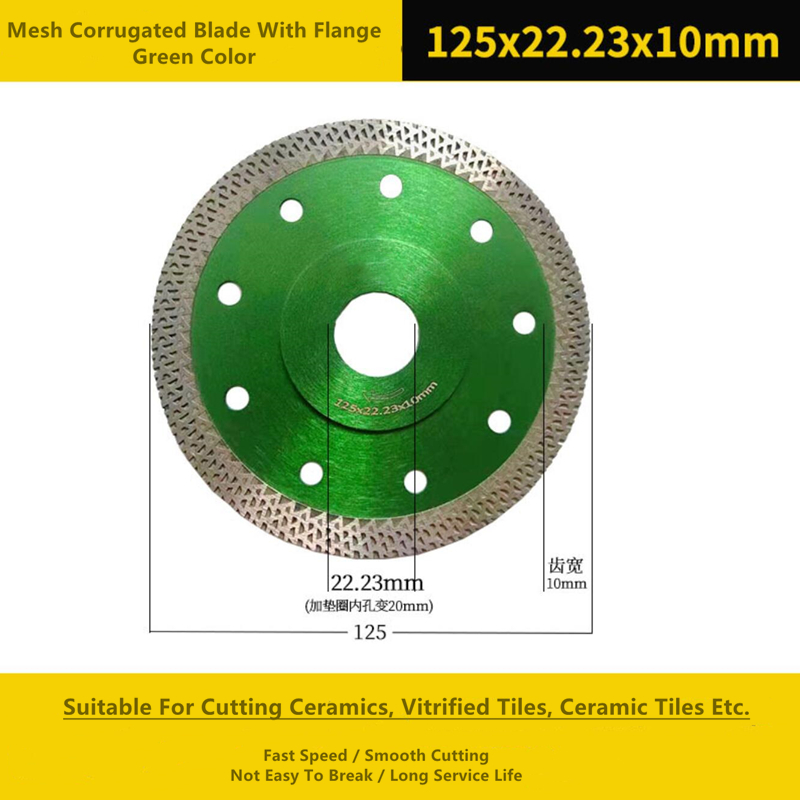 115mm Diamond Cut Circular Saw Blade Mesh Corrugated
