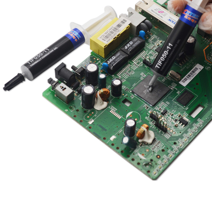 TIF050-11 Thermal Conductive Gel Gray 5.0W Single Component For Power Module Base