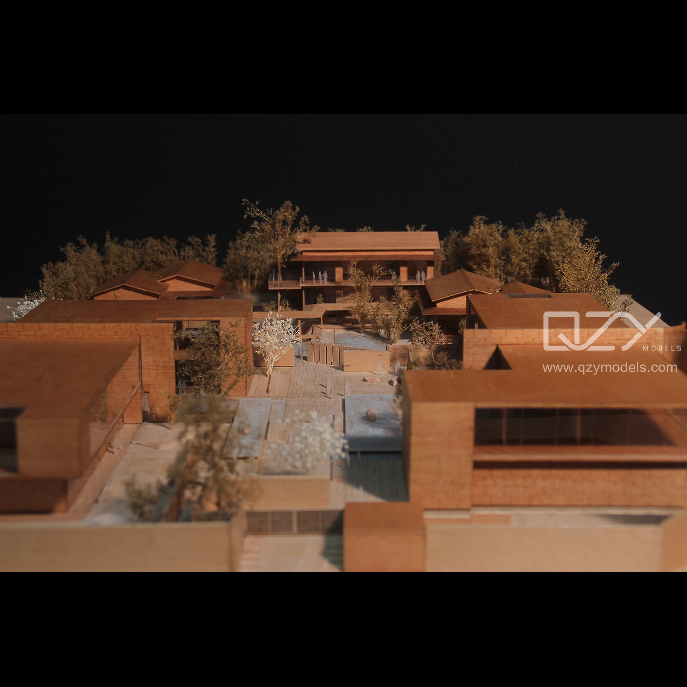 JG Phoenix Architectural Site Model Design 1/150 Villa house