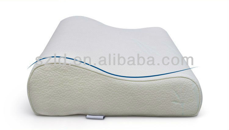 Anti - Snoring Memory Foam Travel Pillow , Memory Foam Wedge Pillow 50-120D