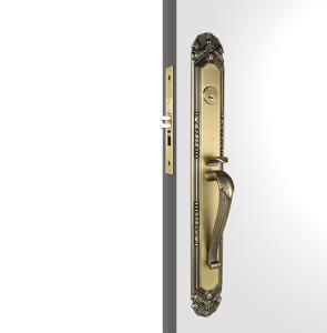 Buy cheap Outside Entry Door Handlesets / Antique Brass Entrance Door Handles product